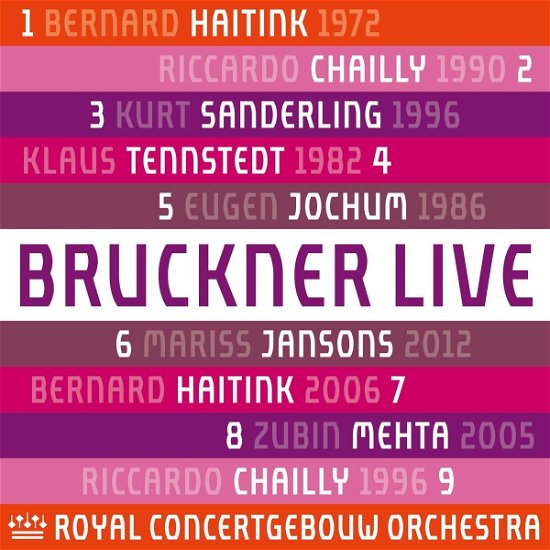Cover for Royal Concertgebouw Orchestra · Bruckner: Symphonies Nos. 1-9 (CD) (2023)