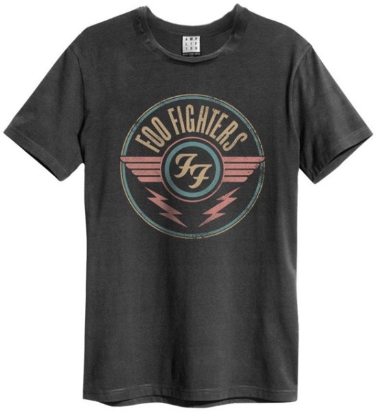 Foo Fighters Ff Air Amplified Vintage Charcoal X Large T Shirt - Foo Fighters - Produtos - AMPLIFIED - 5054488162311 - 21 de agosto de 2020