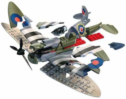 Quickbuild D-day Spitfire (6/19) * - Airfix - Merchandise - Airfix-Humbrol - 5055286664311 -
