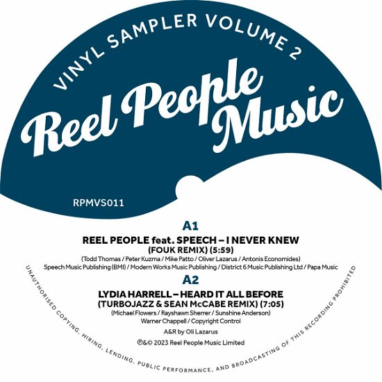 Reel People Sampler - V/A - Musique - REEL PEOPLE - 5056032363311 - 27 janvier 2023
