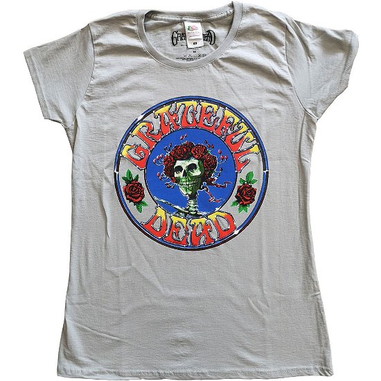 Cover for Grateful Dead · Grateful Dead Ladies Tee: Bertha Circle Vintage Wash (T-shirt) [size XS] [Grey - Ladies edition]