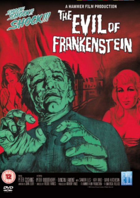 Cover for The Evil of Frankenstein DVD · The Evil Of Frankenstein (DVD) (2016)