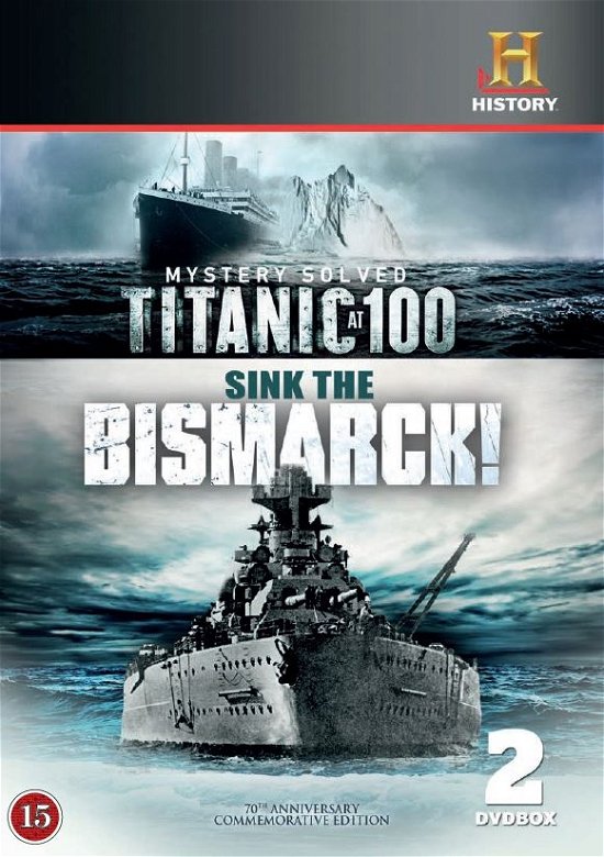 Cover for History's Most Famous Ships · Mystery Solved: Titanic At 100 / Sink The Bismarck! (DVD) [70th Commemorative edition]