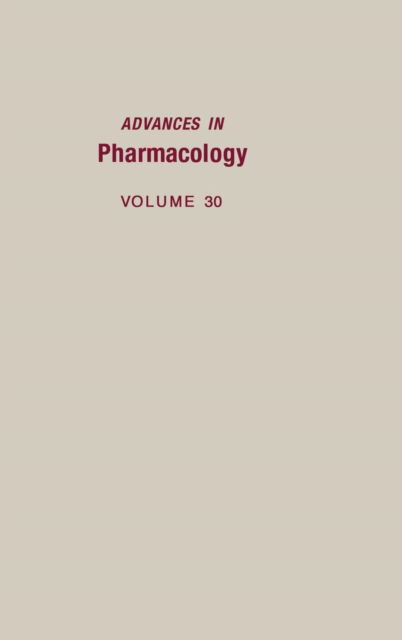 Cover for Ferid Murad · Advances in Pharmacology - Advances in Pharmacology (Hardcover Book) (1994)