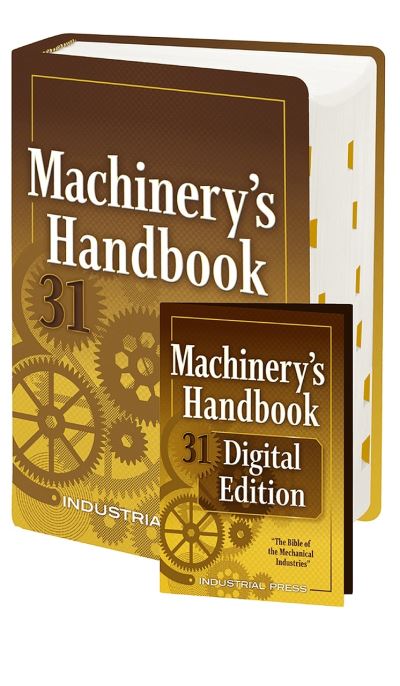 Cover for Erik Oberg · Machinery's Handbook &amp; Digital Edition Combo: Large Print (Hardcover Book) [31st Thirty-First edition] (2020)