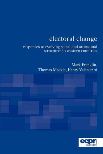 Electoral Change: Responses to Evolving Social and Attitudinal Structures in Western Countries - Mark Franklin - Books - ECPR Press - 9780955820311 - October 1, 2009