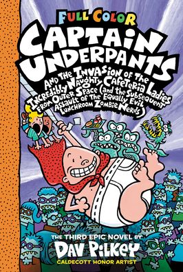 Cover for Dav Pilkey · Captain Underpants and the Invasion of the Incredibly Naughty Cafeteria Ladies from Outer Space (Gebundenes Buch) (2023)