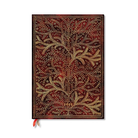 Cover for Paperblanks · Wildwood (Tree of Life) Grande 12-month Vertical Hardback Dayplanner 2025 (Elastic Band Closure) - Tree of Life (Inbunden Bok) (2024)