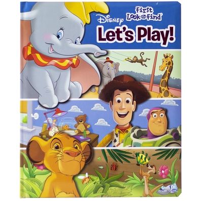 Cover for P. I. Kids · Disney Lets Play First Look &amp; Find (Hardcover Book) (2018)