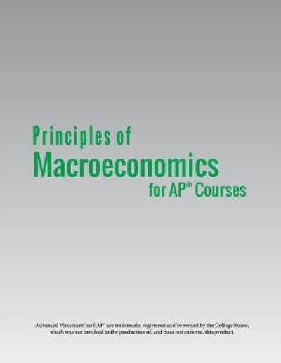 Cover for Steven A Greenlaw · Principles of Macroeconomics for AP (R) Courses (Taschenbuch) (2015)
