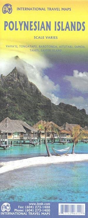International Travel Maps: Polynesian Islands - ITM Publications - Bøker - ITMB publishing - 9781771296311 - 1. juni 2023