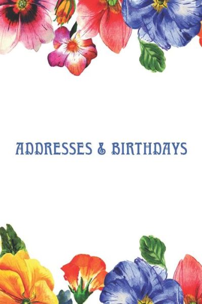 Cover for Andante Press · Addresses &amp; Birthdays (Paperback Book) (2019)