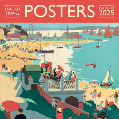 Cover for English Travel Posters Wall Calendar 2025 (Art Calendar) (Calendar) [New edition] (2024)