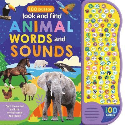 100 Button Look & Find Animal Words & Sounds - 100 Button Look & Find Words & Sound Books - - Other - North Parade Publishing - 9781839239311 - October 30, 2023