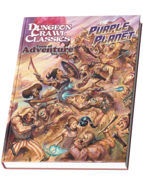 Cover for Harley Stroh · DCC RPG Tome of Adventure Volume 4: The Purple Planet - DCC TOME OF ADVENTURE HC (Hardcover Book) (2024)