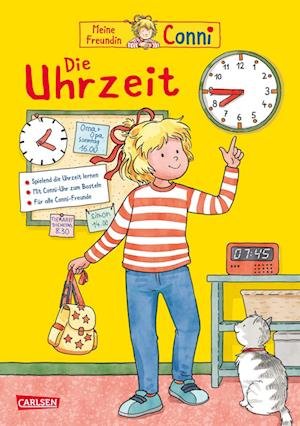 Cover for Hanna Sörensen · Conni Gelbe Reihe (Beschäftigungsbuch): Die Uhrzeit | Der Klassiker komplett überarbeitet (Bok) (2023)