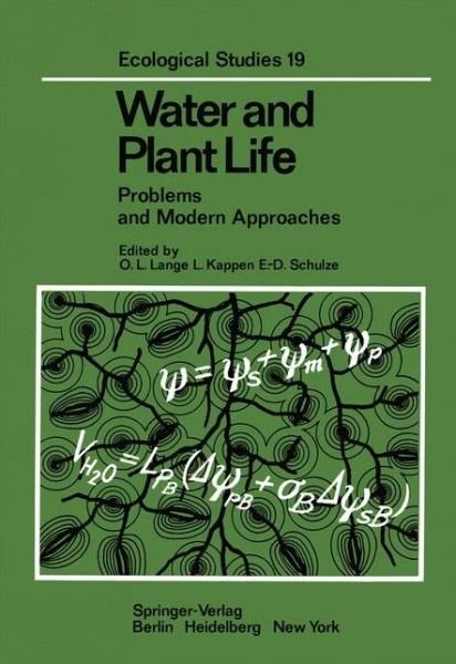 Cover for O L Lange · Water and Plant Life: Problems and Modern Approaches - Ecological Studies (Pocketbok) [Softcover reprint of the original 1st ed. 1976 edition] (2011)