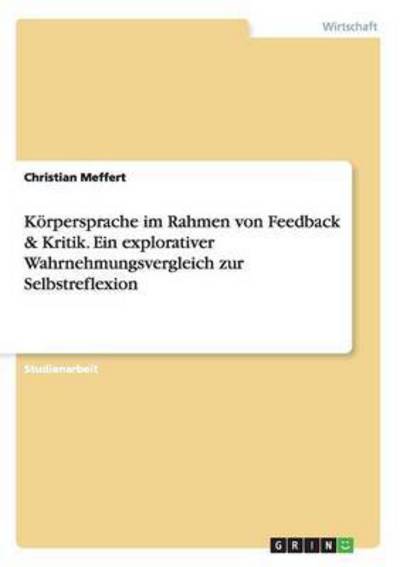 Cover for Meffert · Körpersprache im Rahmen von Fee (Book) (2015)