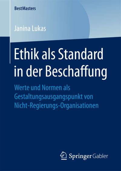 Cover for Lukas · Ethik als Standard in der Beschaf (Bok) (2017)