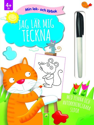 Cover for Jag lär mig teckna : Min lek- och lärbok (Book) (2022)