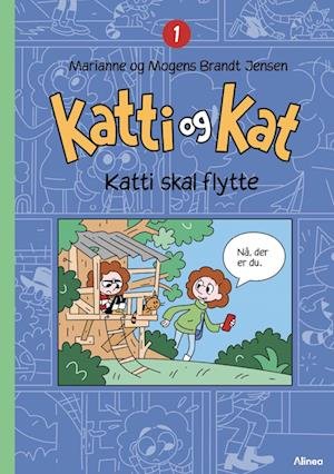 Cover for Marianne Brandt Jensen; Mogens Brandt Jensen · Læseklub: Katti og Kat 1 - Katti skal flytte, Grøn Læseklub (Innbunden bok) [1. utgave] (2023)