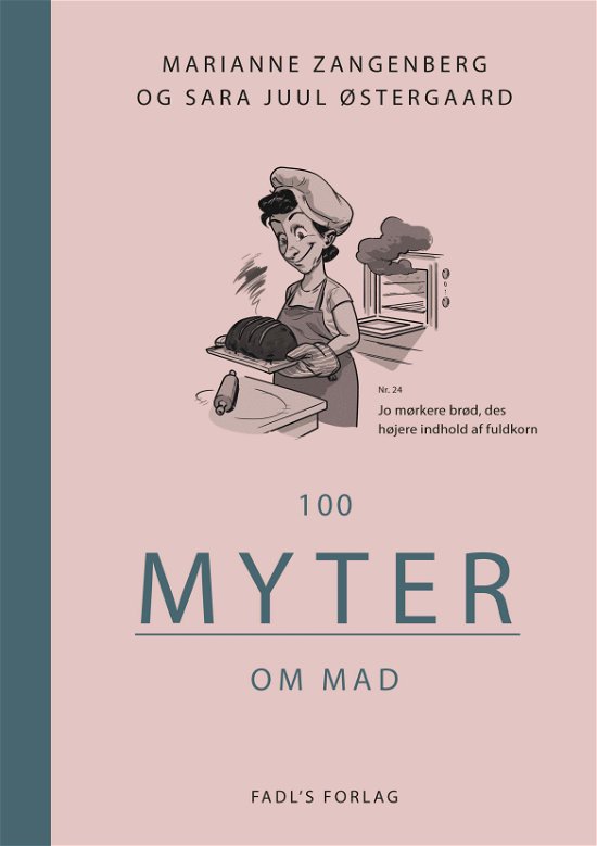 Cover for Sara Juul Østergaard &amp; Marianne Zangenberg Lynggaard · 100 myter: 100 myter om mad (Hardcover Book) [1st edition] (2018)