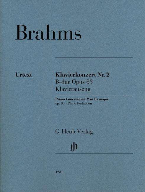 Cover for Brahms · Klavierkonzert Nr. 2 B-dur op. 8 (Bog) (2018)