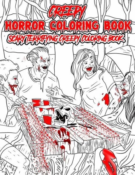 Cover for Exa Color Press · Horror Coloring Book (Paperback Book) (2021)