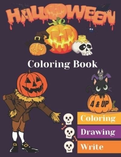 Cover for Doja Publishing · Halloween Coloring Book (Paperback Bog) (2020)