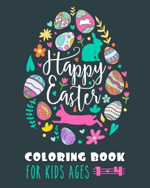Cover for Eostre Ostara · Happy Easter Coloring Book (Pocketbok) (2020)