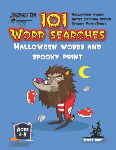 Cover for Sk · Halloween Word Search Book for Kids Ages 4-8 (Paperback Bog) (2020)