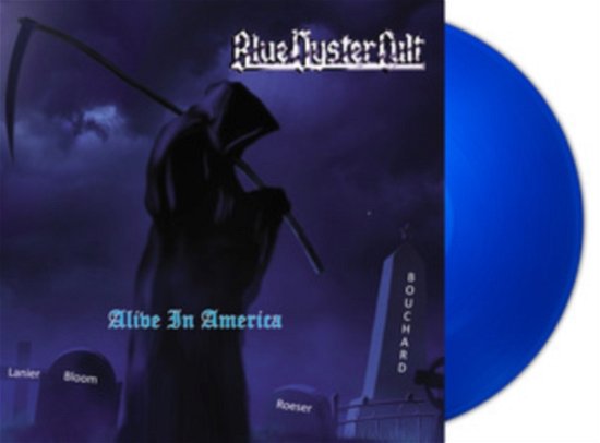 Cover for Blue Oyster Cult · Alive In America (Blue Vinyl) (LP) (2023)