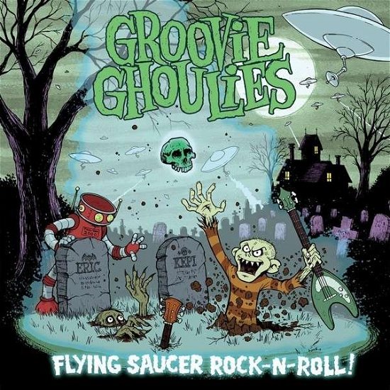 Cover for The Groovie Ghoulies · Flying Saucer Rock N Roll (LP) [Deluxe edition] (2014)
