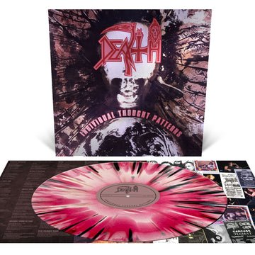 Cover for Death · Individual Thought Patterns (LP) [Limited Pink, White &amp; Red Splatter Reissue edition] [Foil Jacket] (2024)