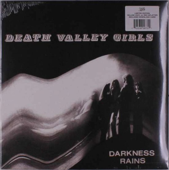 Cover for Death Valley Girls · Darkness Rains (Yellow with Red Splatter) (LP) (2021)