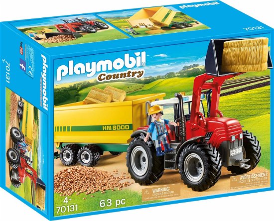 Cover for Playmobil · Grote tractor met aanhangwagen Playmobil (70131) (Leketøy) (2019)