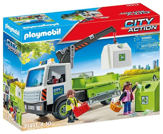 Cover for Playmobil · Playmobil City Action Glasbak Ophaaldienst - 71431 (N/A)