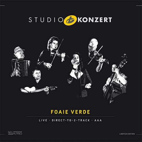 Studio Konzert (180 Gr.) Limited Edition - Foaie Verde - Musik - COAST TO COAST - 4012116416312 - 17. august 2017