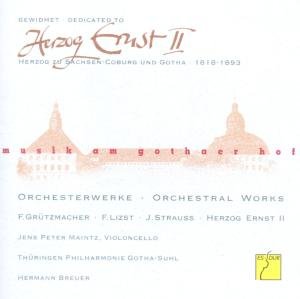 Cover for Thueringen Philharmonie Gotha / Maintz / Breuer · Music at the Court of Gotha: Dedicated to Herzog (CD) (2014)