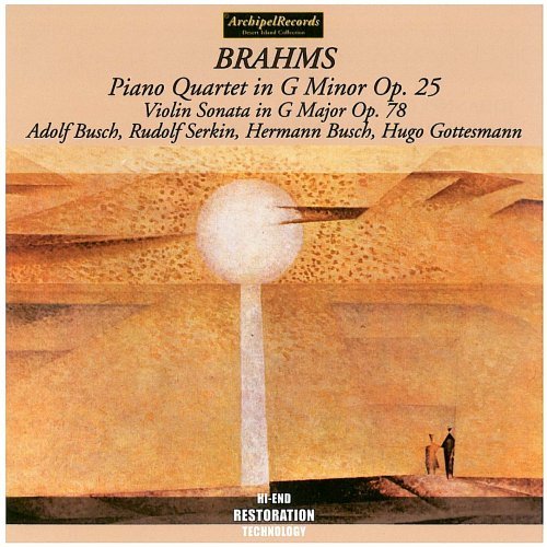 Cover for Brahms / Serking / Busch / Gottesmann · Piano Quartet G Minor / Violin Sonata G Major (CD) (2005)