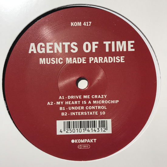 Cover for Agents Of Time · Music Made Paradise (LP) (2020)