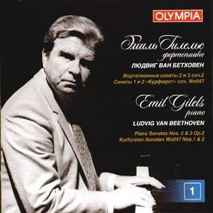 Cover for Emil Gilels · Piano Sonatas - Piano Sonatas Nos. 2 &amp; 3 (CD)