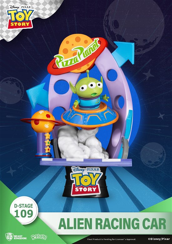 Toy Story D-Stage PVC Diorama Alien Racing Car Clo - Toy Story - Merchandise - BEAST KINGDOM - 4711203444312 - 20. december 2022