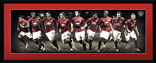 Manchester United - Players 16/17 (Stampa In Cornice 75x30 Cm) - Manchester United - Gadżety -  - 5028486364312 - 