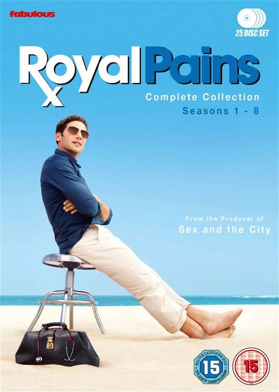 Cover for Royal Pains  the Complete · Royal Pains Seasons 1 to 8 Complete Collection (DVD) (2018)