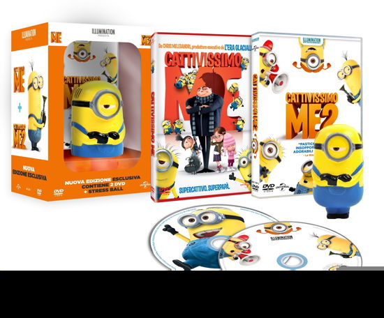 Cattivissimo Me Boxset (2 Dvd+Stressball) - Cattivissimo Me Boxset (2 Dvd+ - Filme - UPI - 5053083130312 - 19. Juli 2017