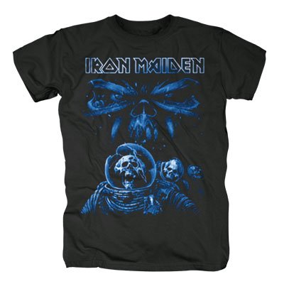 Cover for Iron Maiden · Blue Album Spaceman (T-shirt) [size L] (2010)