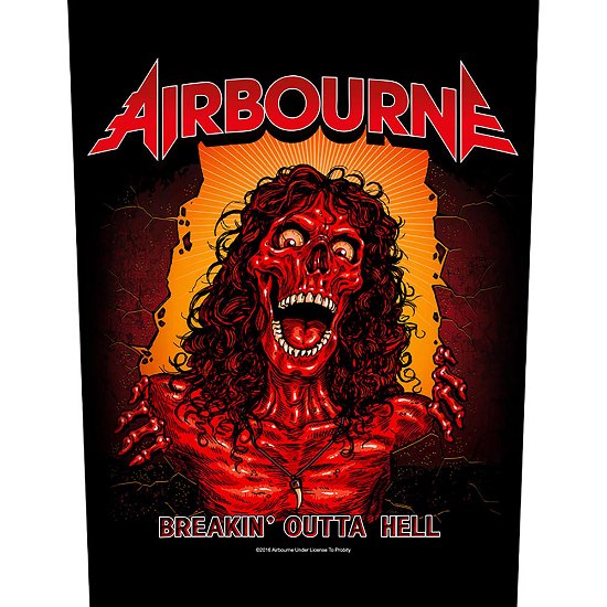 Cover for Airbourne · Breakin' Outa Hell (Backpatch) (Patch) [Black edition] (2020)
