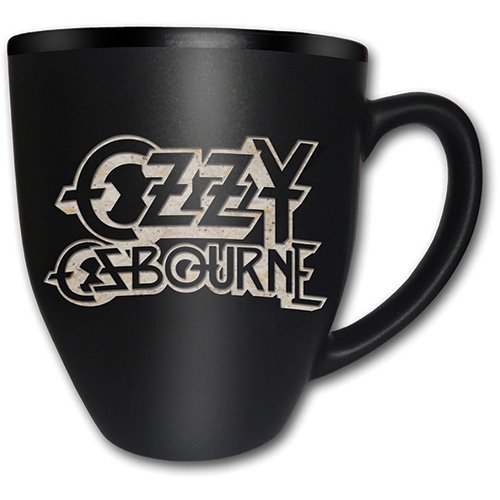 Ozzy Osbourne Boxed Matt Mug: Logo (Laser Etched) - Ozzy Osbourne - Merchandise - Bravado - 5055979910312 - 15. april 2016
