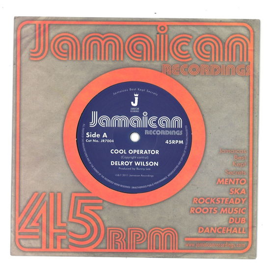 Cool Operator / Version - Delroy Wilson - Musikk - JAMAICAN RECORDINGS - 5060135763312 - 24. mars 2023